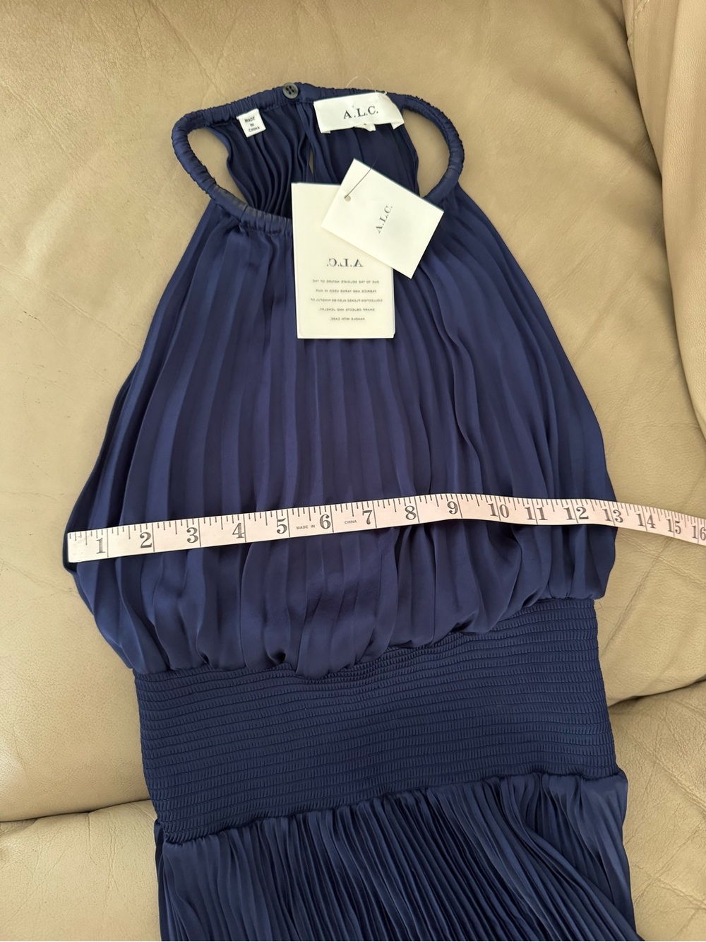 A.L.C. Renzo II Satin Pleated Dress. Size 6. MSRP $595 - Picture 13 of 17